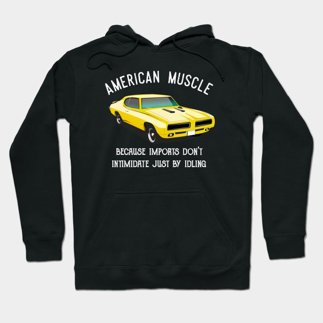 AMERICAN MUSCLE  INTIMIDATE Hoodie by abuhilyati